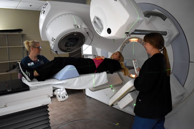 patient in accelerator